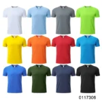 oemtshirts.com high quality ready made 100%poly/spandex 180gsm round neck shortsleeve regular fit mesh blank t-shirt wholesale