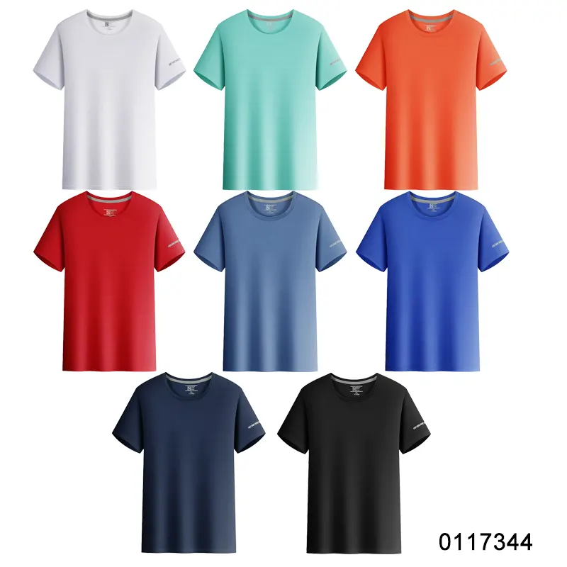 oemtshirts.com high quality ready made 100%poly/spandex 180gsm round neck shortsleeve regular fit mesh blank t-shirt wholesale