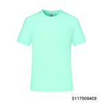 oemtshirts.com high quality ready made 100%polyester 125gsm round neck shortsleeve regular fit grid blank t-shirt wholesale