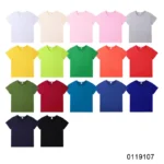 oemtshirts.com high quality ready made 100%polyester 200gsm round neck shortsleeve regular fit blank t-shirt wholesale