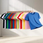 oemtshirts.com high quality ready made 100%polyester 200gsm round neck shortsleeve regular fit blank t-shirt wholesale