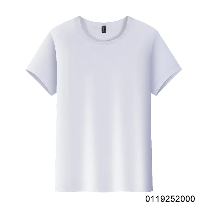 oemtshirts.com high quality ready made 100%polyester 180gsm round neck shortsleeve regular fit blank t-shirt wholesale