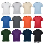oemtshirts.com high quality ready made 100% cotton blank t-shirt 150gsm regular fit for wholesale