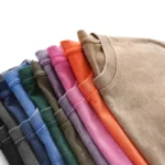oemtshirts.com high quality ready made 100%cotton 230gsm round neck shortsleeve oversized style washed blank t-shirt wholesale