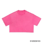 oemtshirts.com high quality ready made 100%cotton 230gsm round neck shortsleeve oversized style crop top blank whashed t-shirt wholesale