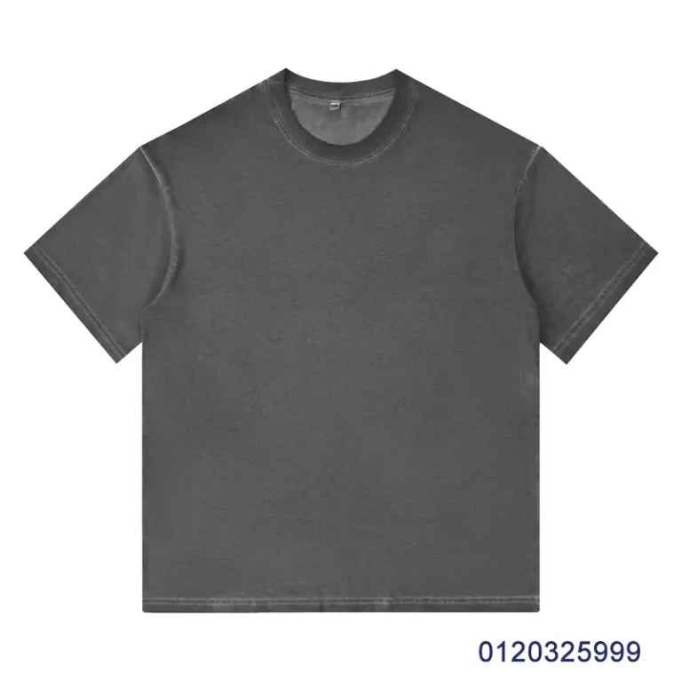 oemtshirts.com high quality ready made 100% Cotton 230gsm round neck shortsleeve oversized style blank Ombré t-shirt wholesale