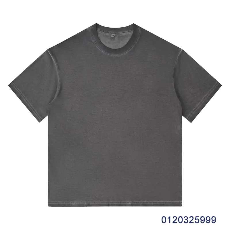 oemtshirts.com high quality ready made 100%cotton 230gsm round neck shortsleeve oversized style blank Ombré t-shirt wholesale