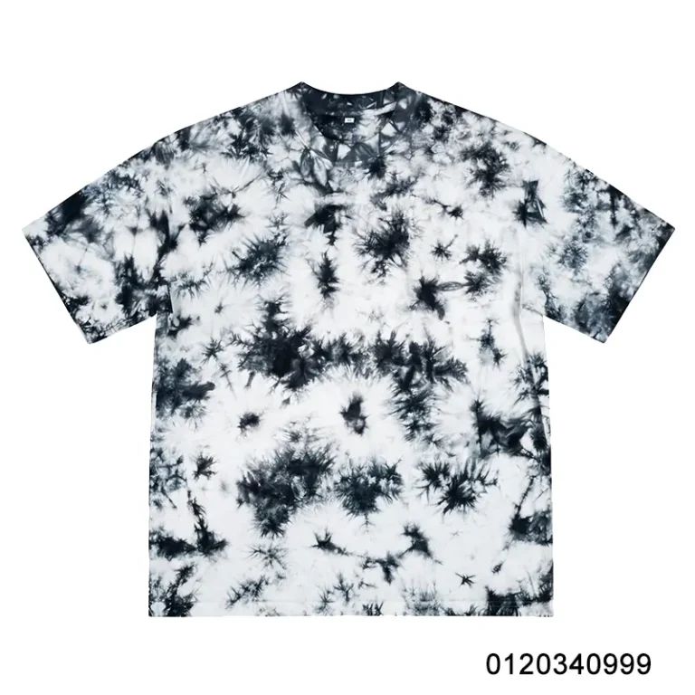 oemtshirts.com high quality ready made 100% Cotton 230gsm round neck shortsleeve oversized style tie-dye t-shirt wholesale