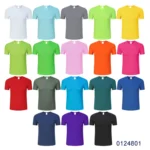 oemtshirts.com high quality ready made 100%polyester 120gsm dry-fit round neck shortsleeve regular fit blank t-shirt wholesale