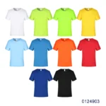 oemtshirts.com high quality ready made 100%polyester 140gsm dry-fit round neck shortsleeve regular fit blank check pattern t-shirt wholesale