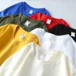 oemtshirts.com high quality ready made 100%cotton 260gsm round neck shortsleeve oversized style blank t-shirt wholesale