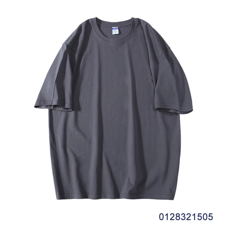 oemtshirts.com high quality ready made 100%cotton 260gsm round neck shortsleeve oversized style blank t-shirt wholesale