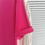 oemtshirts.com high quality ready made 100%cotton 300gsm round neck shortsleeve oversized style blank t-shirt wholesale