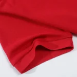 oemtshirts.com high quality ready made 100%polyester 180gsm pique fabric ribbed cuff shortsleeve blank polo shirt wholesale