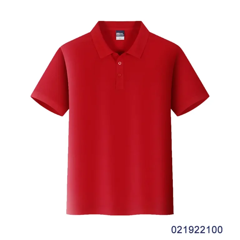 oemtshirts.com high quality ready made 100%polyester 180gsm pique fabric ribbed cuff shortsleeve blank polo shirt wholesale