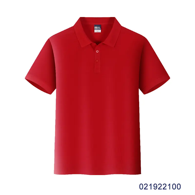 oemtshirts.com high quality ready made 100%polyester 180gsm pique fabric ribbed cuff shortsleeve blank polo shirt wholesale