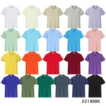 oemtshirts.com high quality ready made 100%polyester 150gsm pique fabric flat cuff shortsleeve blank polo shirt wholesale