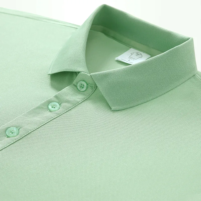 oemtshirts.com high quality ready made 100%polyester 150gsm pique fabric flat cuff shortsleeve blank polo shirt wholesale