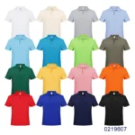 oemtshirts.com high quality ready made 100%polyester imitation cotton 180gsm pique fabric flat cuff shortsleeve blank polo shirt wholesale