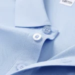 oemtshirts.com high quality ready made 100%polyester imitation cotton 180gsm pique fabric flat cuff shortsleeve blank polo shirt wholesale
