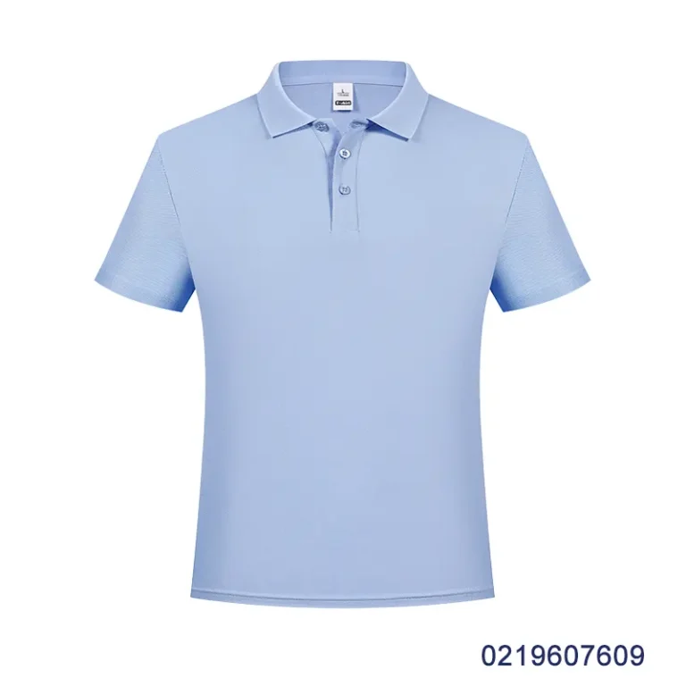 oemtshirts.com high quality ready made 100%polyester imitation cotton 180gsm pique fabric flat cuff shortsleeve blank polo shirt wholesale