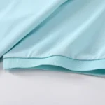 oemtshirts.com high quality ready made 100%polyester 200gsm pique fabric ribbed cuff shortsleeve blank polo shirt wholesale