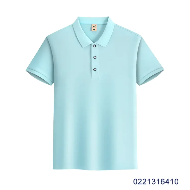 oemtshirts.com high quality ready made 100%polyester 200gsm pique fabric ribbed cuff shortsleeve blank polo shirt wholesale