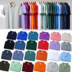 oemtshirts.com high quality ready made viscose/spandex 170gsm pique fabric flat cuff seam-sealed blank polo shirt wholesale