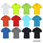 oemtshirts.com high quality ready made 100%polyester 140gsm pinhole bird eye fabric flat cuff shortsleeve blank polo shirt wholesale