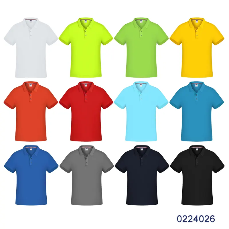 oemtshirts.com high quality ready made 100%polyester 140gsm pinhole bird eye fabric flat cuff shortsleeve blank polo shirt wholesale