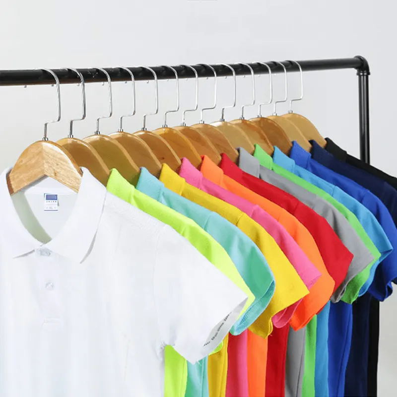 oemtshirts.com high quality ready made 100%polyester 140gsm pinhole bird eye fabric flat cuff shortsleeve blank polo shirt wholesale