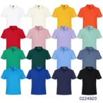 oemtshirts.com high quality ready made 100%polyester imitation cotton 210gsm pique fabric ribbed cuff shortsleeve blank polo shirt (bottom placket) wholesale