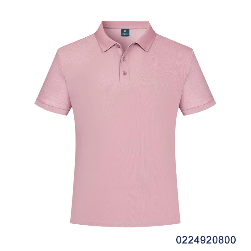 oemtshirts.com high quality ready made 100%polyester imitation cotton 210gsm pique fabric ribbed cuff shortsleeve blank polo shirt (bottom placket) wholesale