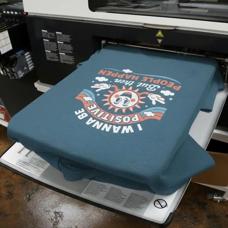 DTG printing (Direct to garments, digital printing)