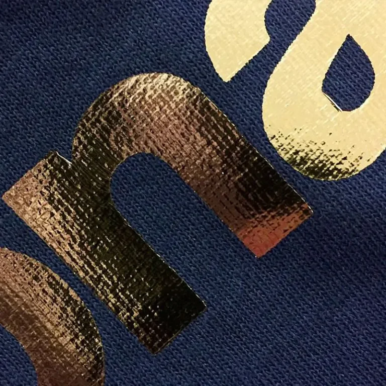 Metallic printing (Gilding press, Hot foil stamping) - view 1