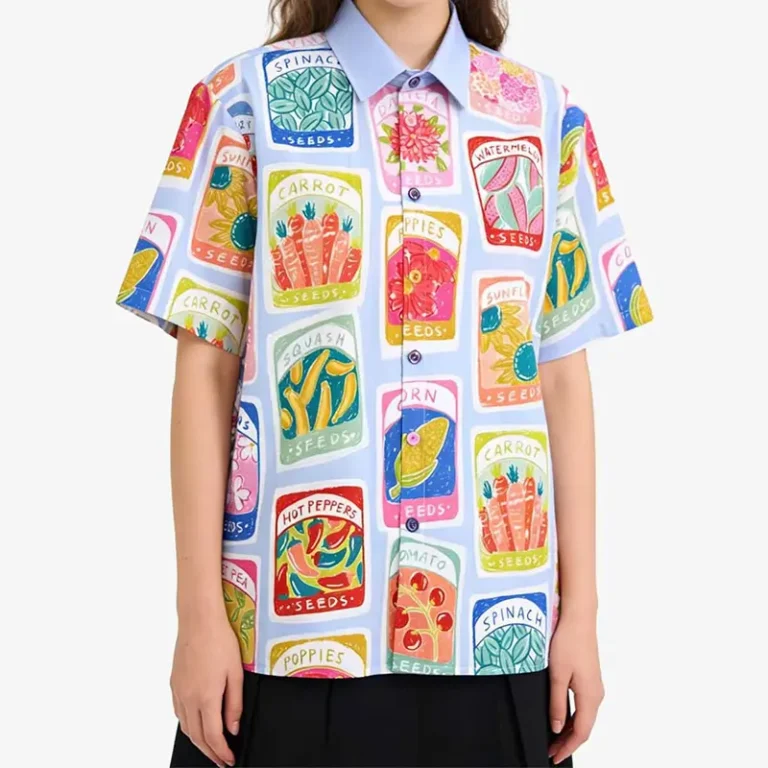 All-over printing edge-to-edge pattern on apparel