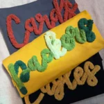 Terry embroidery (chenille embroidery or towel embroidery or loop embroidery)