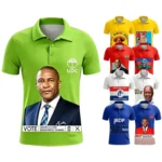 Campaign staff uniform — Election Campaign Apparel Front Print #01, Polyester Sublimation