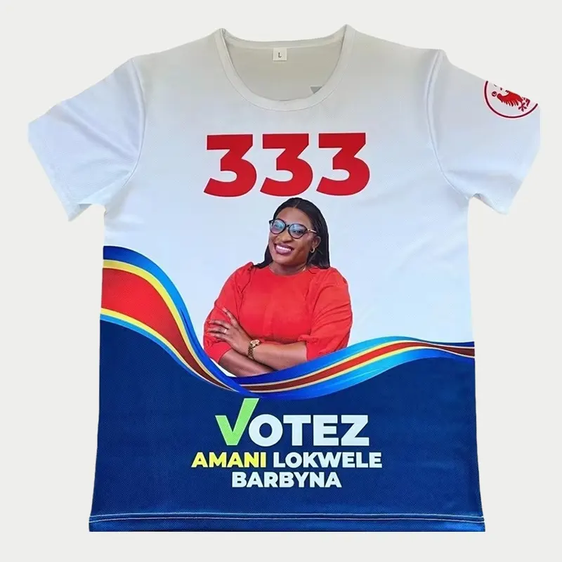 Custom Political Campaign T-Shirt — Packaged Sample