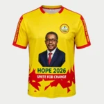Polling day shirts — Election Campaign Apparel On-Model Full View #10, Polyester Sublimation